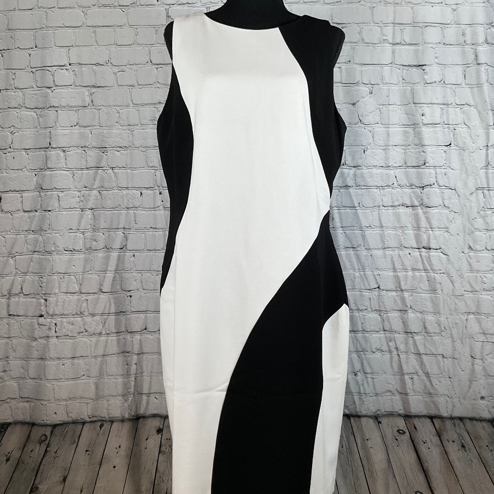 Form-flattering sheath dress